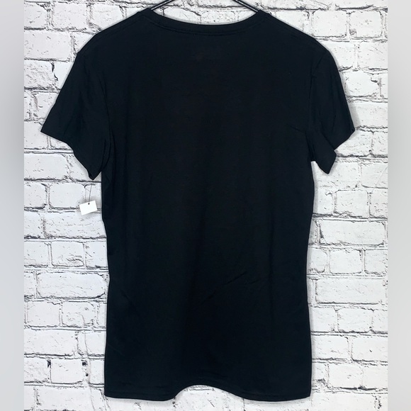 Halloween Funny Graphic Women’s Medium Let’s Go Ghouls T-Shirt Black- NWT - Picture 2 of 3